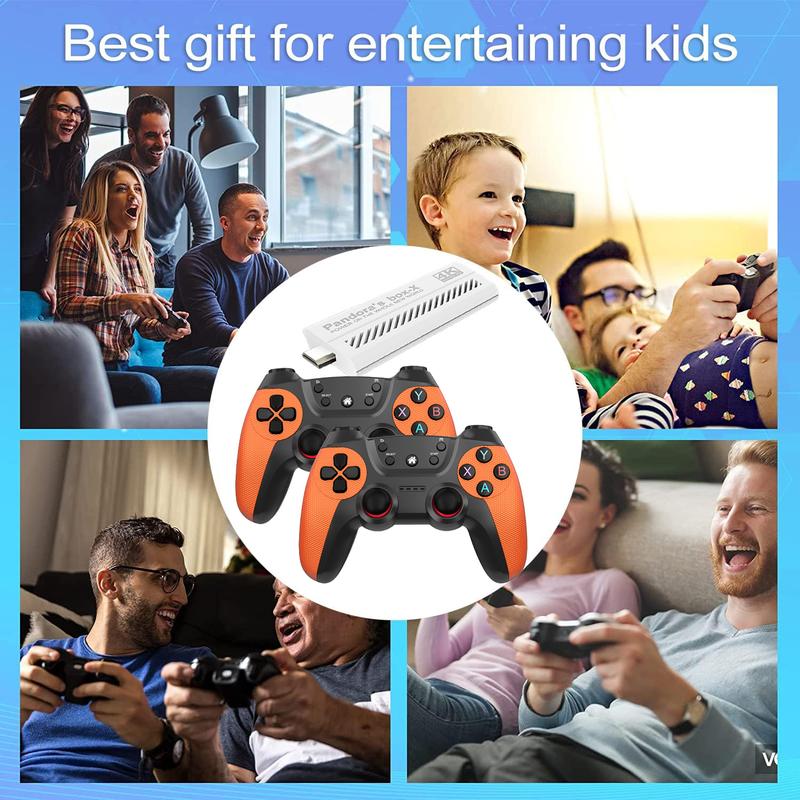 M16  30000+ retro Game Stick, retro game console, Revisit Classic Games Stick, retro play Plug and Play Video Games Stick, Multiple emulators, 4K HDMI Output, Premium Competitive Dual Controllers