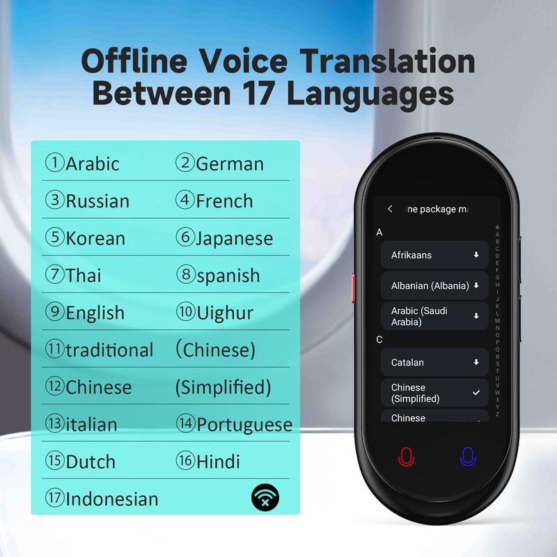 Vormor Language Translator Device, Portable Translator with 138 Languages & 3.1