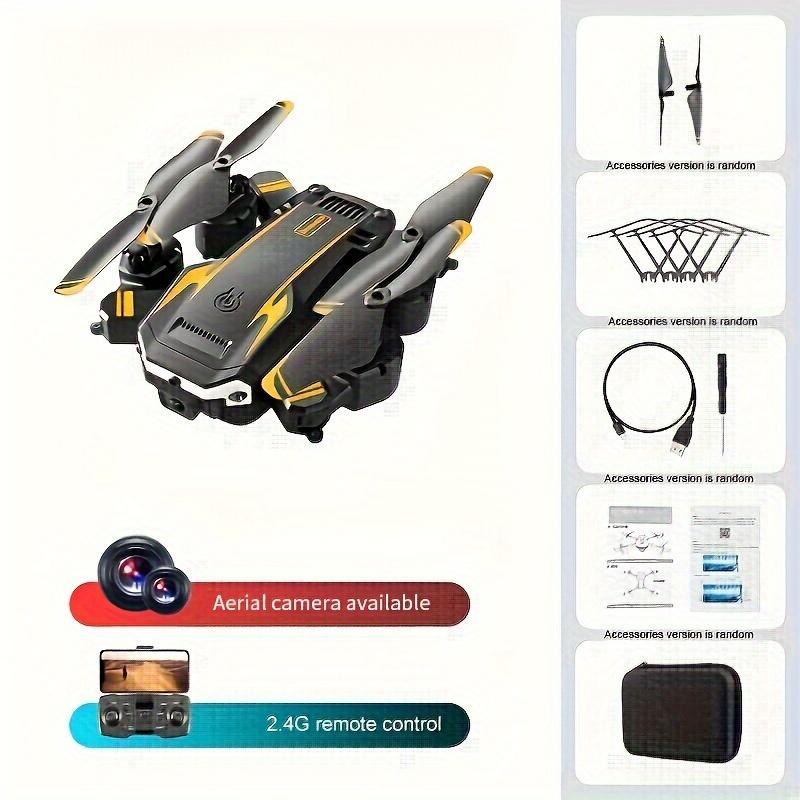 S6 Foldable Quadcopter Mini Drone, Dual Camera-Adult Remote Control Helicopter Toy, Automatic Hover and Intelligent Obstacle Avoidance System, Designed for Beginners, as Christmas Thanksgiving Halloween Gift