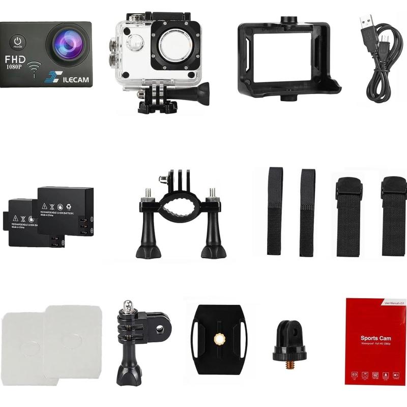 4K 60fps pro action camera water proof stunt to use on the go 4K 4K 1080p