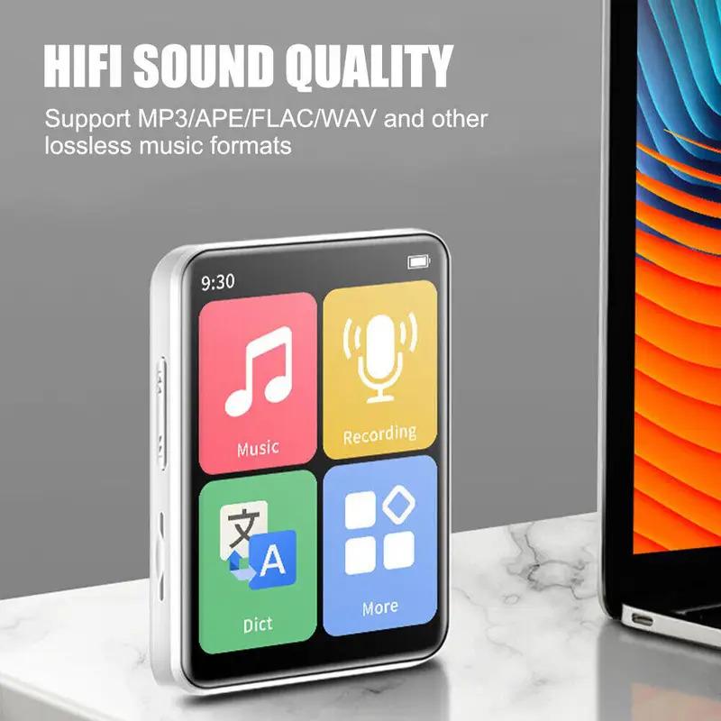 MP4 MP3 player Bluetooth 5.0 touch screen mini aisle man Student Sport lossless HiFi Music FM radio portable MP3 gift hot sale