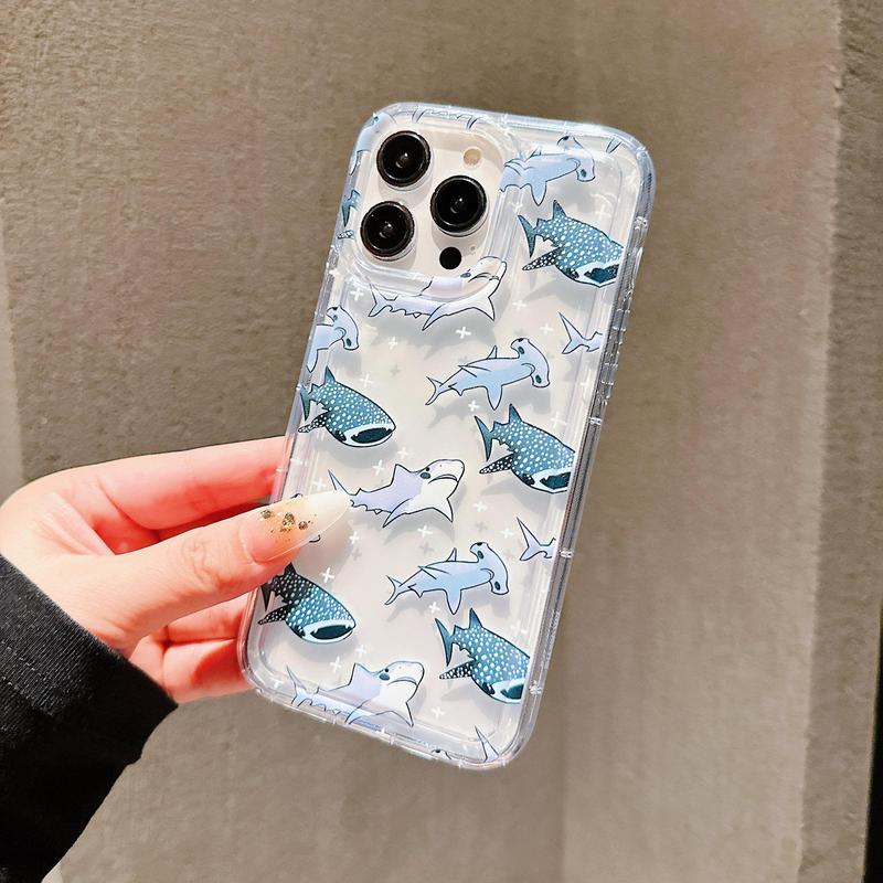 Creative Pattern Phone Case, Anti-drop Cellphone Protective Case, Shockproof Mobile Phone Cover for iPhone 15 Pro Max 14 13 12 11 X