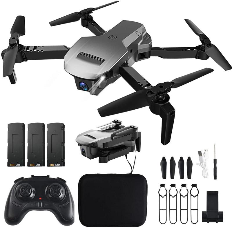 4K Foldable Drone with Dual Camera, Obstacle Avoidance, WiFi Connectivity – Ideal for Adults & Kids