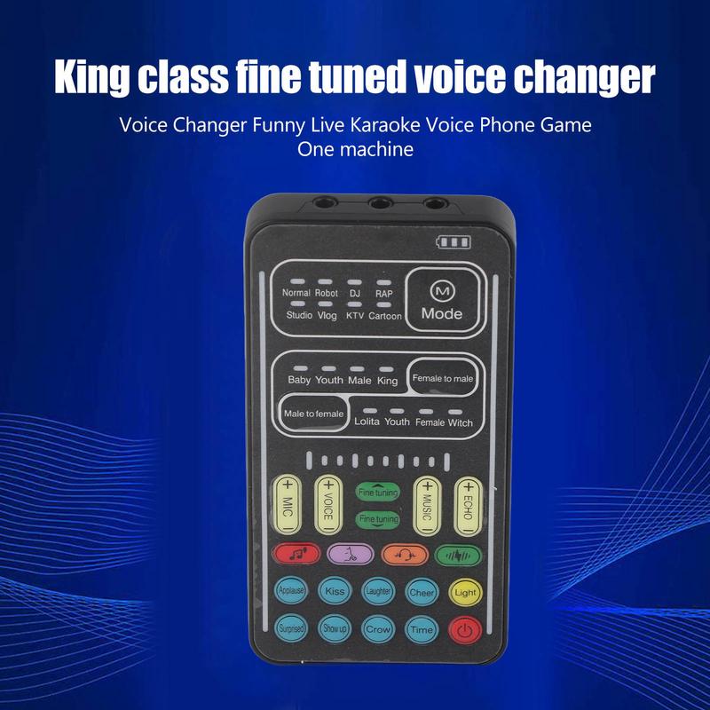 i9 portable handheld microphone voice converter with sound multi-function effect machine voice disguiser