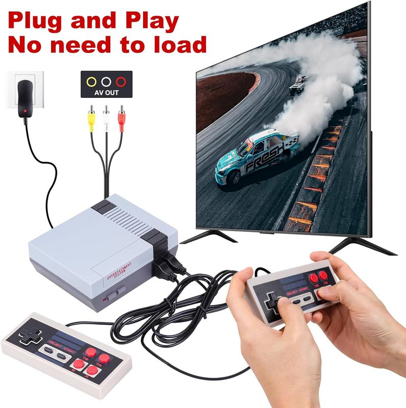 Retro Classic Game Console,Classic Video Games System Built-in 620 Games and 2 Classic Edition Controllers,Av Output Plug and Play,Retro Toys