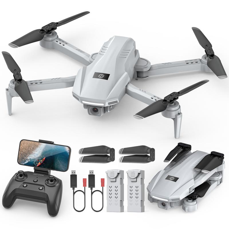 Holy Stone HS130 Drone No Application Required 1080P Camera 2 Chargeable Batteries 22 Minutes Flight Time Folding Indoor High-Speed Rotary Mode