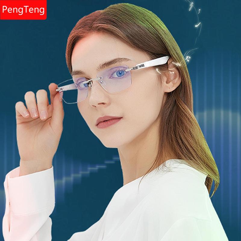 PengTeng Smart Glasses, Fashionable Smart Glasses with Touch Control, Wireless Smart Glasses for Men & Women