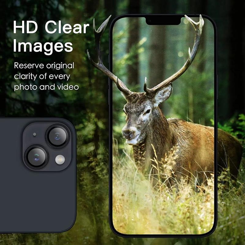 Phone Lens Protector, Phone Lens Protective Film, Phone Accessories Compatible with iPhone 15 Plus 14 Plus 13Mini 13 14 15