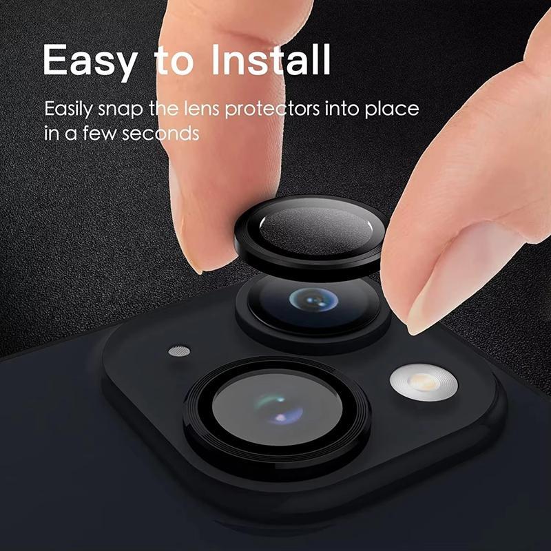 Phone Lens Protector, Phone Lens Protective Film, Phone Accessories Compatible with iPhone 15 Plus 14 Plus 13Mini 13 14 15