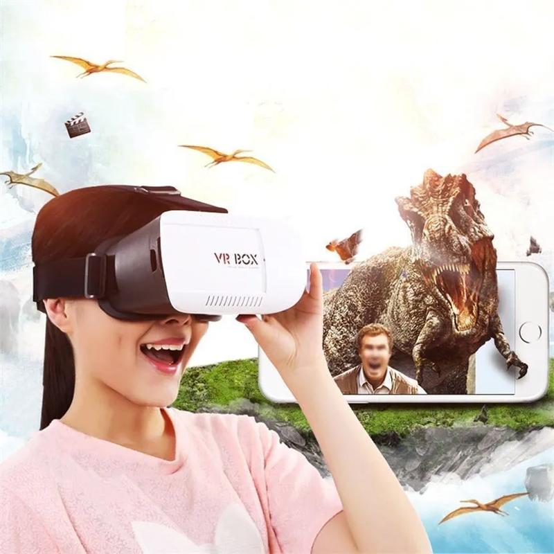 VR Headset for Cellphone, Virtual Reality 3D Glasses Headset Helmets, Compatible 4.7-6.5 inch iPhone & Android with Controller, for Watching 3D VR