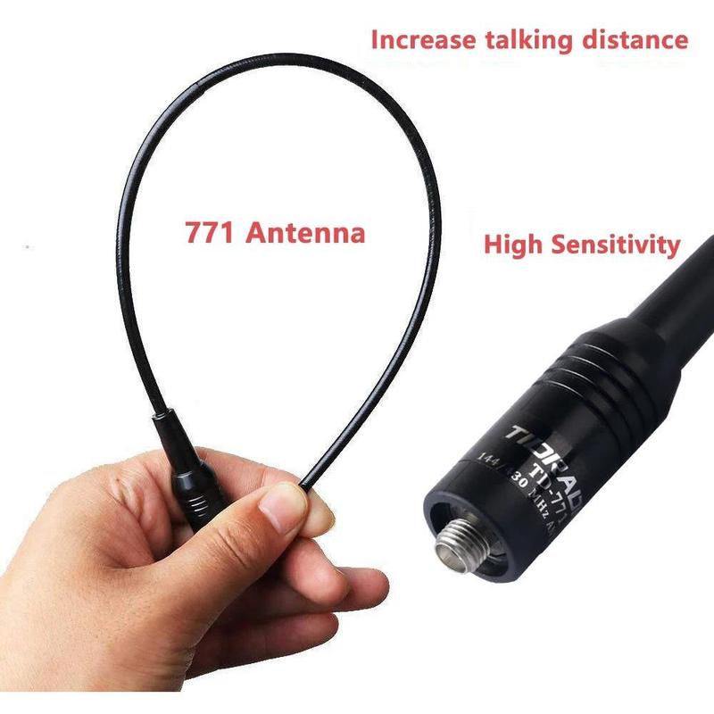 TIDRADIO 771 AM Antenna Walkie Talkie Antenna H3 H8 Walkie Talkie Accessorie