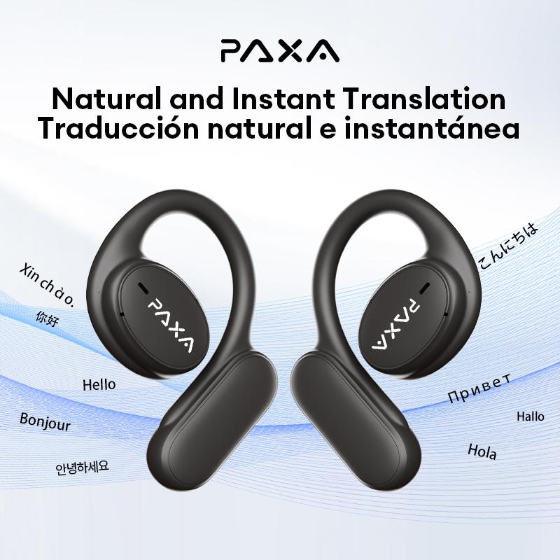 PAXA OpenAir 5 OWS Translation Wireless Bluetooth Earphones Support 135 Languages Real Time Bluetooth Translation Support Playing Music Phone Calls Headphones