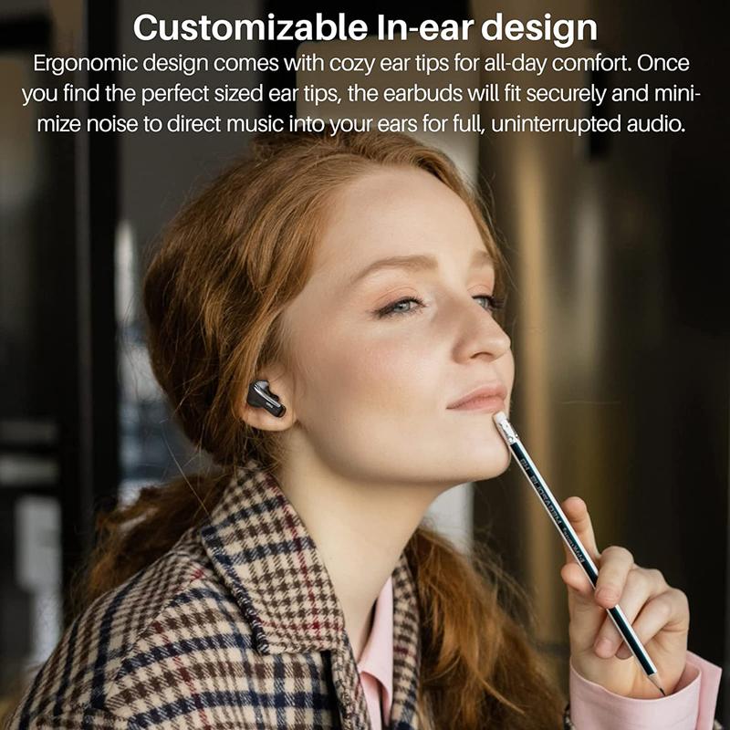 TOZO A2 Mini Wireless Earbuds Bluetooth 5.3 in Ear Light-Weight Headphones Built-in Microphone Audio Earphones Electronic Headset in-ear earphone