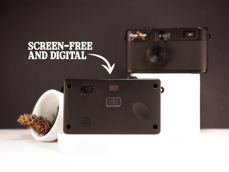 Screen-Free Digital Camera - Stealth Black