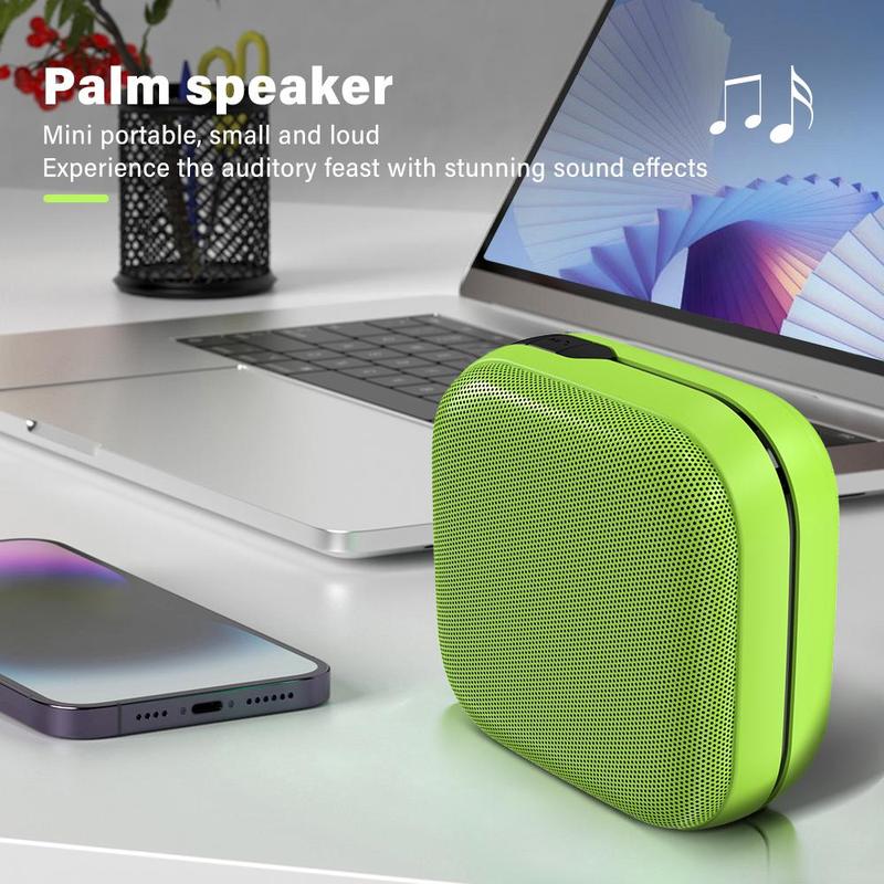 Portable Wireless Speaker, USB Rechargeable Mini Wireless Speaker with Lanyard, Universal Outdoor Speaker for Travel & Sports