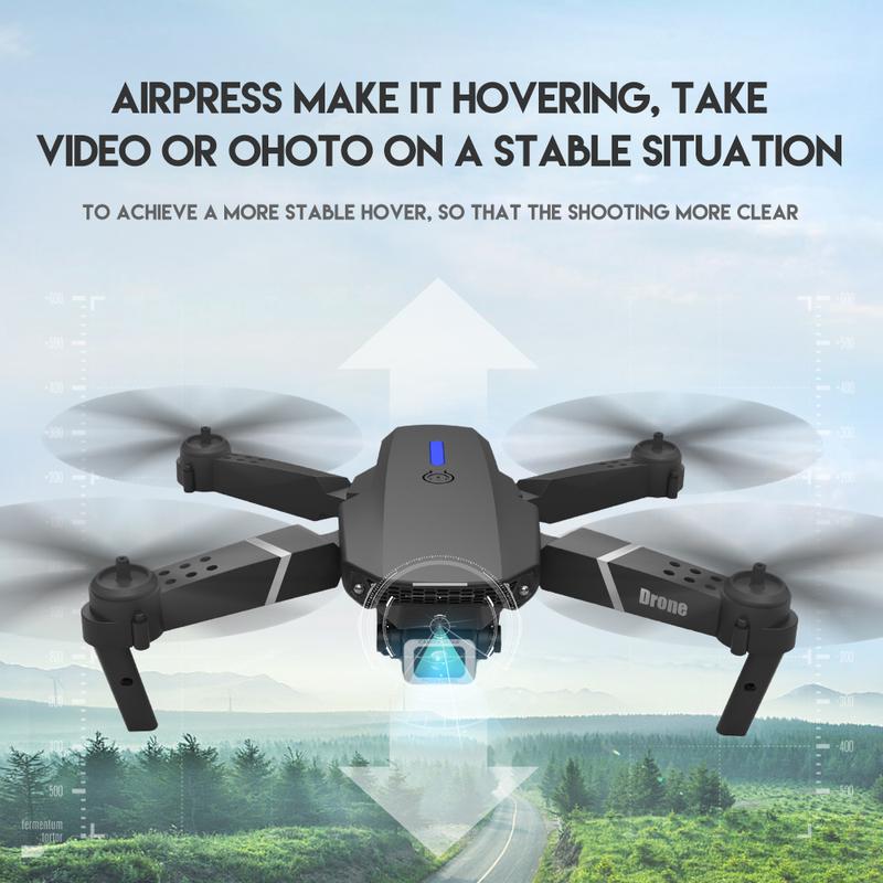 2024 E88Pro RC Drone 4K Professinal With 1080P Wide Angle HD Camera Foldable Helicopter WIFI FPV Height Hold Gift Toy Folding