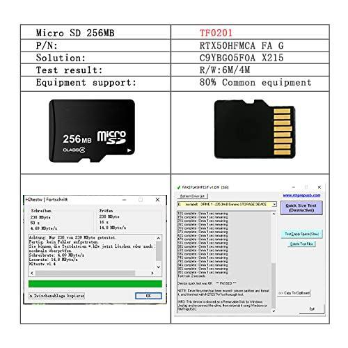 Micro SD Card 256MB 3-pack Small capacity Only suitable for small files, not suitable for cameras, mobile phones (non-GB, 1024MB=1GB) Accessories